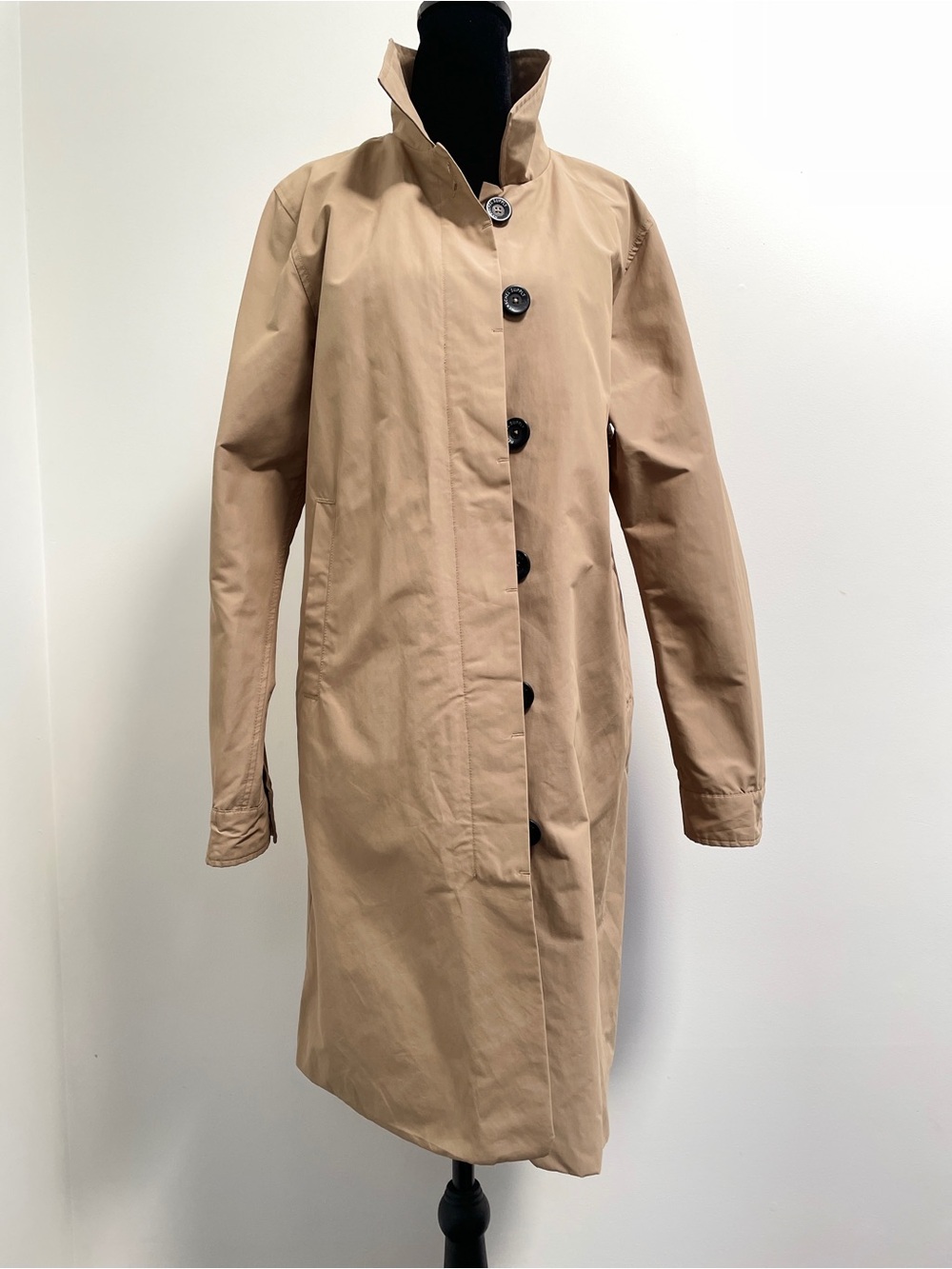 Herschel Supply Co. Women’s Classic Raincoat Trench Jacket, Tan, Size Large